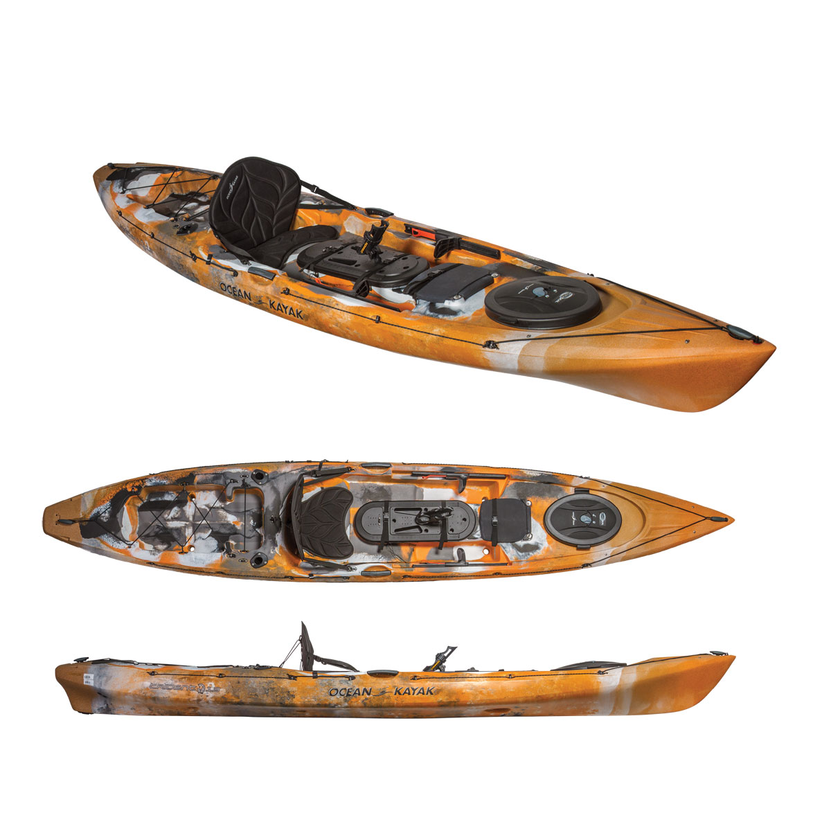 Ocean Kayak® SitonTop Kayak Trident 13 Angler BLA